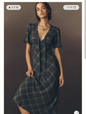 Reformation | Dresses | Reformation Novelle Denim Midi Dress Size 4